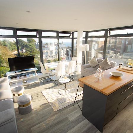 * Panoramic Penthouse With Sea & City Views Борнмут Экстерьер фото